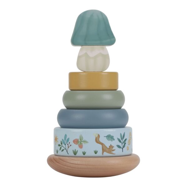 Drvena Montessori igračka za slaganje Forest Friends Little Dutch