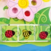 Montessori didaktička ploča za bebe s bubamarama, bumbarima i patkicama