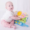Montessori didaktička ploča za bebe s bubamarama, bumbarima i patkicama