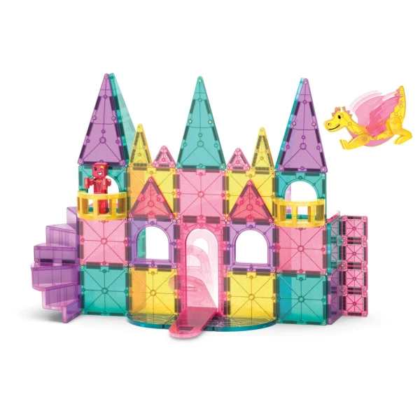 Magna-Tiles Castle DLX izgrađeni dvorac